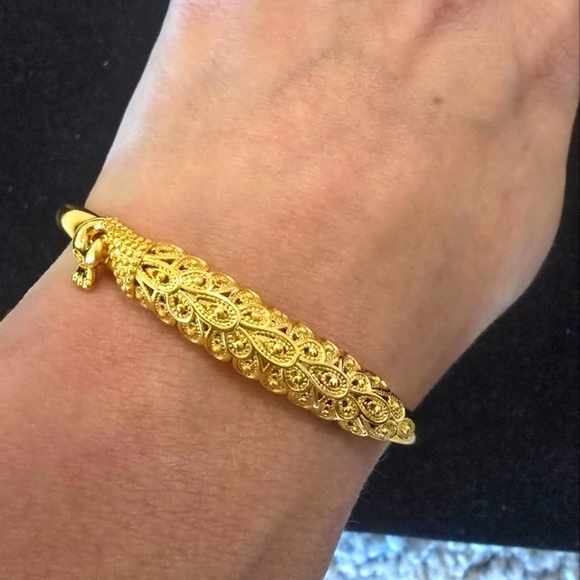 21kgp Dubai Jewelry Elegant Gold Bracelet - Picture 1 of 10